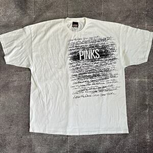 Men's Vintage Y2K Speed Network Pinks TV Show White Promo T Shirt Tee Sz 2XL XXL